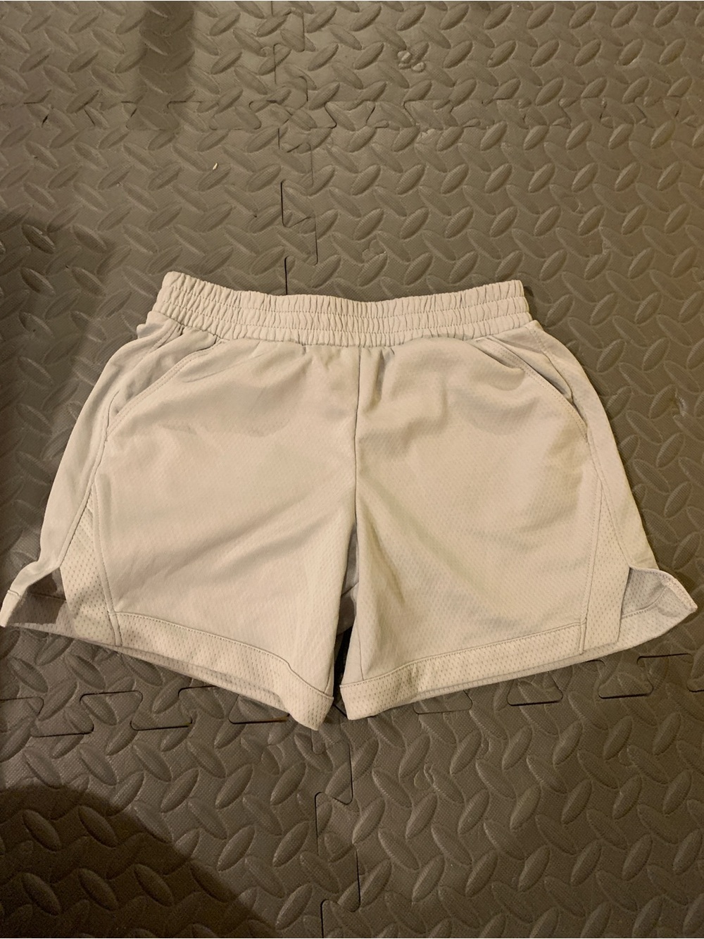 Athletic Shorts Light Gray Girls Size Medium 7 8